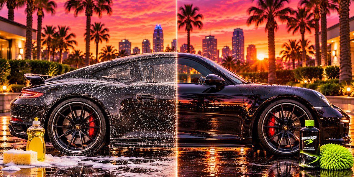 Is Dish Soap Safe for Washing Your Car? What It Does to Wax and Clear Coat